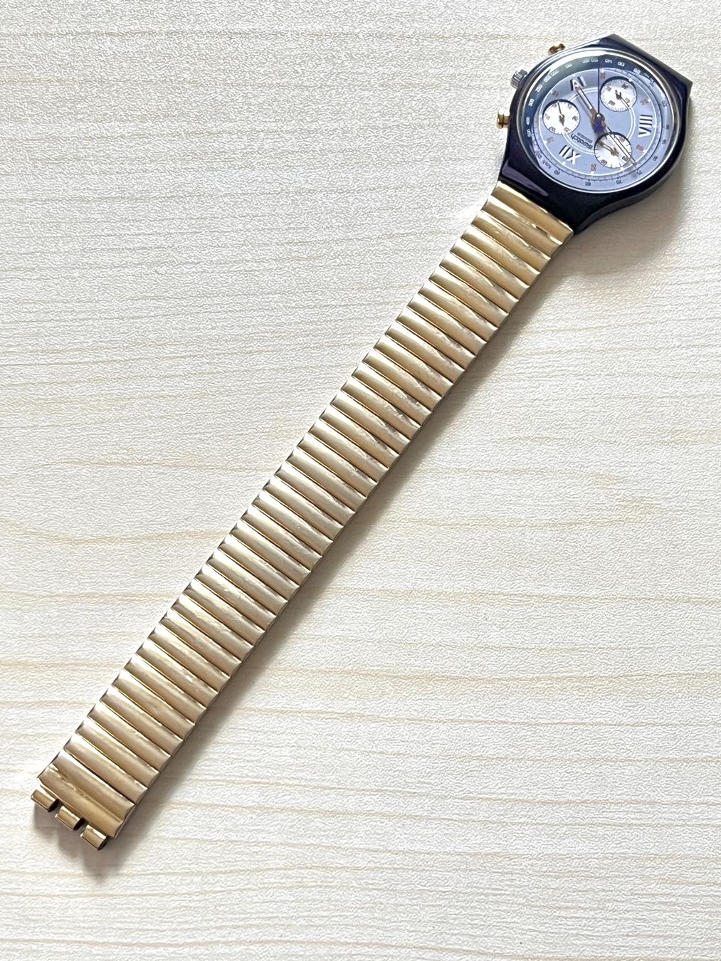 Swatch Orologi: Vintage Swatch Chronograph Uhr – Usato da Grenchen venduto da chththl 4