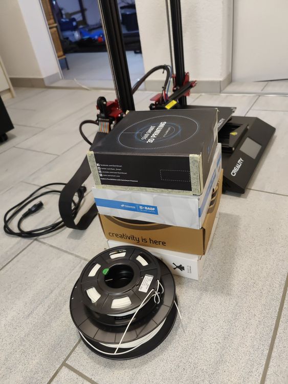 Creality CR10S 3D Drucker Gebraucht Mit Filamenten Kaufen auf Ricardo