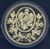 FEINES GOLD AUS DER FUERSTENZECHE 1803 - Ø 40 MM - VERGOLDET