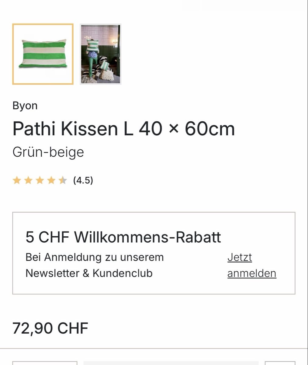 Cuscini: Byon Pathi Kissen – Nuovo (secondo la descrizione) da Solothurn venduto da Vintage87 2