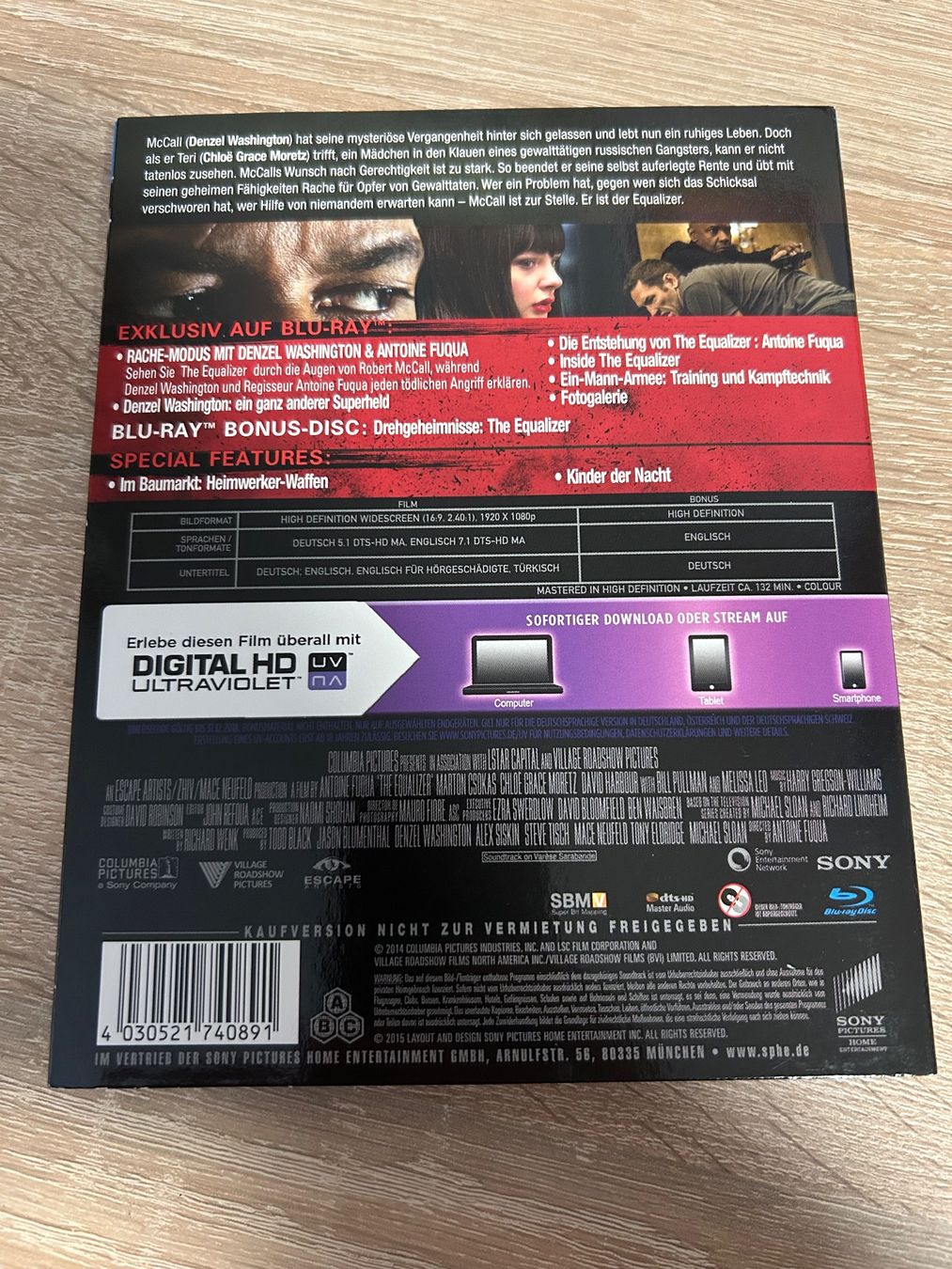 Tutti i DVDs: The Equalizer - 2-Disc Blu-ray + Digital HD - Action Denzel – Usato da Gasel venduto da doctor_doak 1