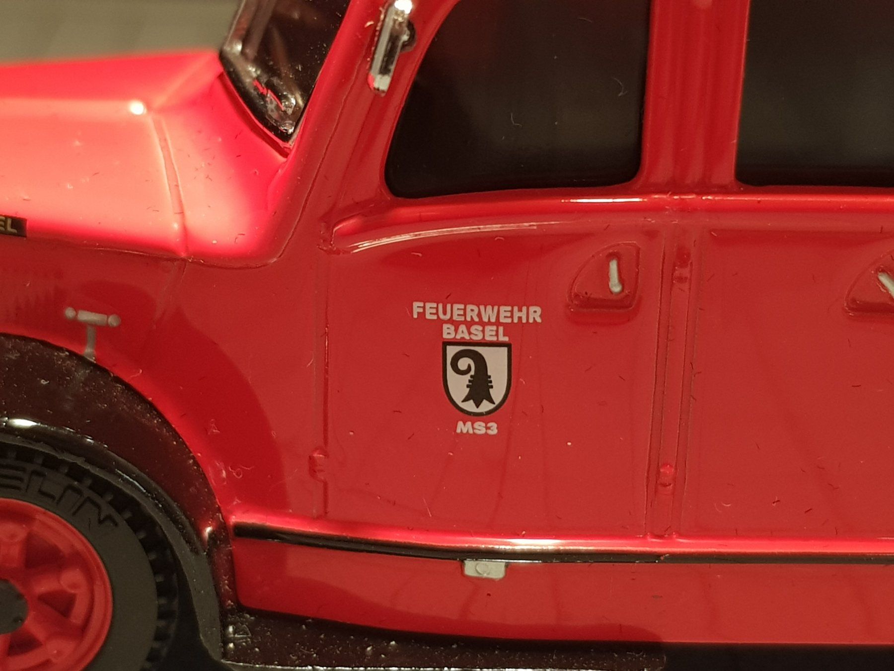 Kit di modellismo & Modellini statici: Saurer 3CTID Fourgon Feuerwehr Basel – Nuovo e nell'imballaggio originale da Chézard-St-Martin venduto da AlPat-Collections 3