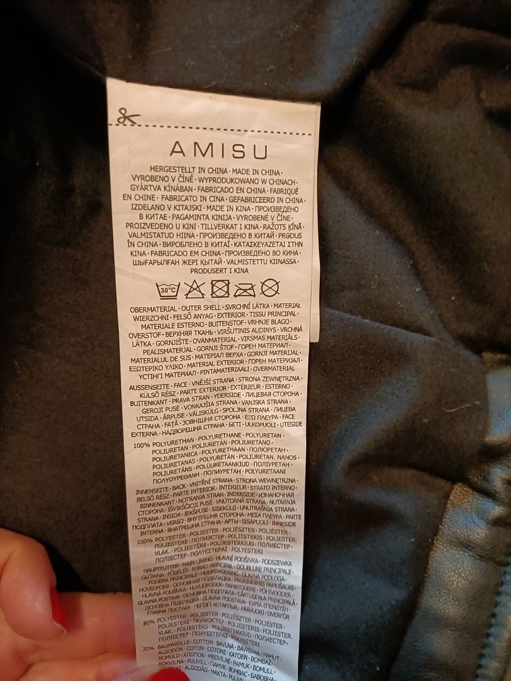 Giacche: Lederjacke Damen schwarz Gr. 36 Kunstlederjacke – Usato da St. Gallen venduto da jan_ccx7 3