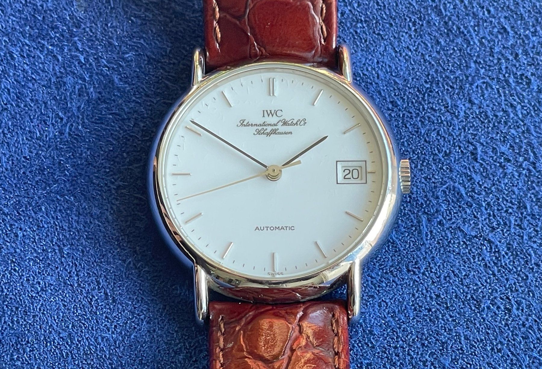 IWC Orologi: IWC (pre-)Portofino Automatic, Datum, vintage – Usato da Zürich venduto da Minsky