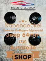 Jeep 64mm Nabendeckel Radnaben Radkappen Felgendeckel Neu