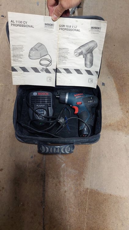 Bosch Profi Akku Bohrschrauber GSR 10.8-575 7