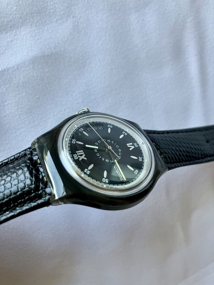 Swatch Uhren: Wunderschöne ungetragene Swatch Automatic, Fullset, 1992  – Neu und originalverpackt aus Andwil SG von Kaltbrunner 3