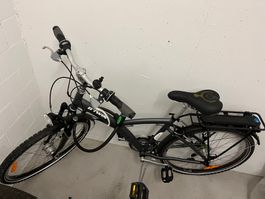 Original 520 Hybrid Bike – Anthrazit – BTWIN