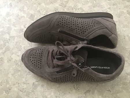 Roberto Santi Damen Wildleder-Sneakers, Gr. 37 Guten Zustand