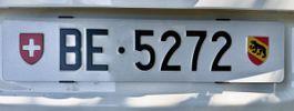Kontrollschild BE 5272