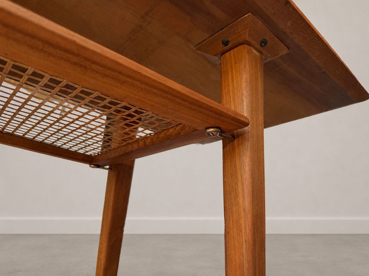 Tische: Tisch mit Ablage, Mid-Century, vermutlich Teak – Gebraucht aus Dachsen von Lor_sch 3