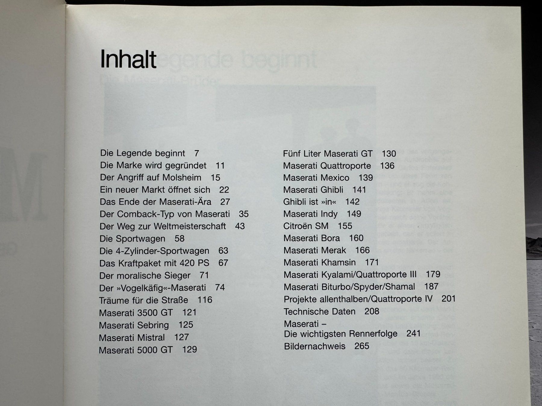 Libri: Maserati - Geschichte, Technik, Typen, Sport – Usato da Tübach venduto da BonnevilleMotors 3