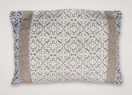 Kissenbezug 40x60 Jacquard beige Unikat