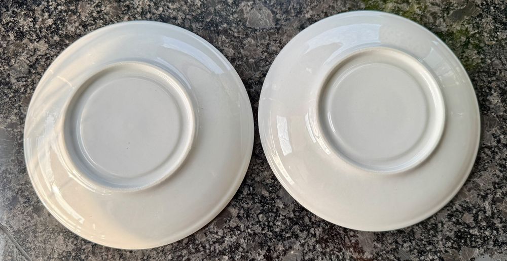 Rössler Teller: 2 Rössler Teller Gelb -  Unterteller 15.5 cm – Gebraucht aus Rothrist von Luckywinner 3
