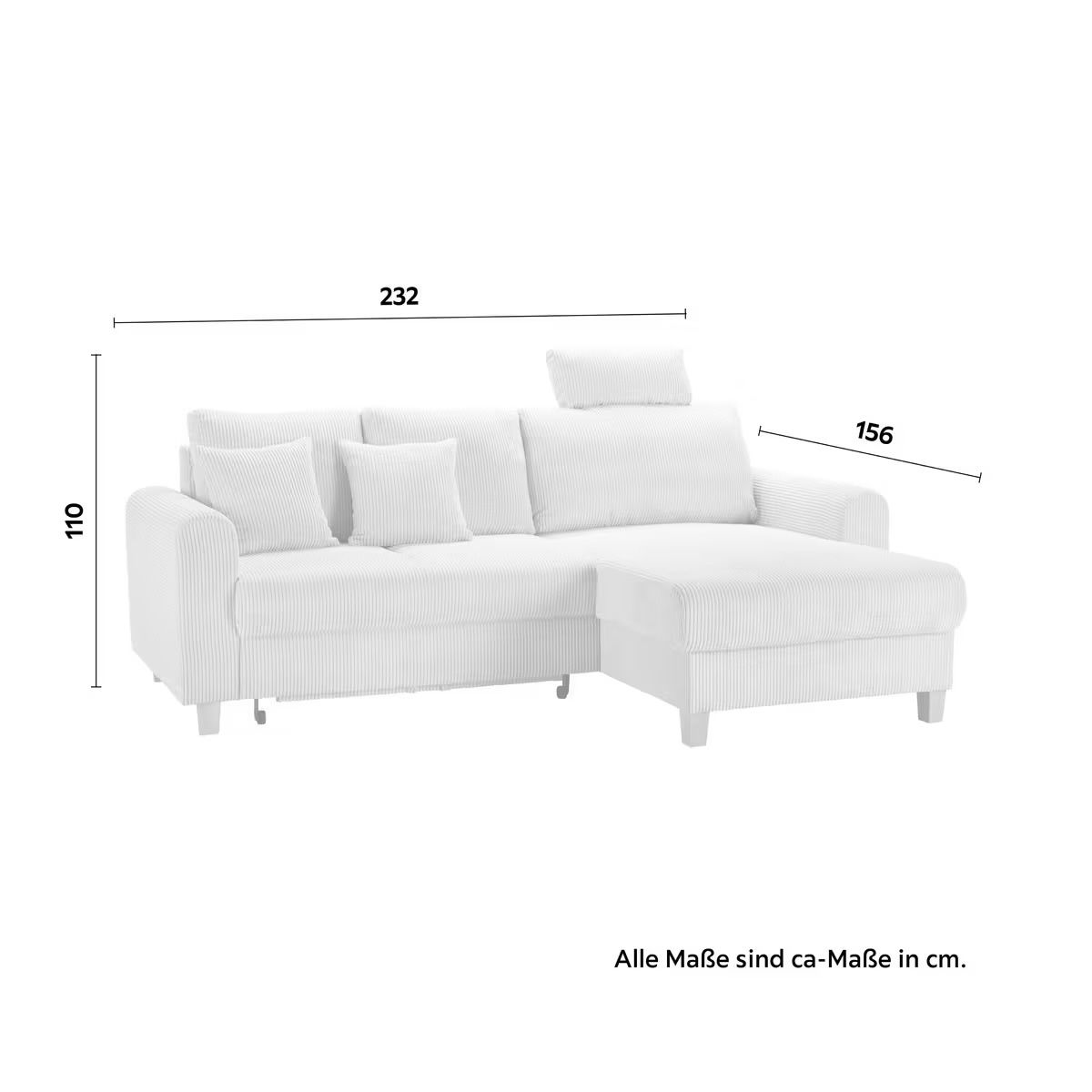 Divani: Sofa hellbeige Cordsamt gebraucht – Usato da Oensingen venduto da azndr3am3r 5