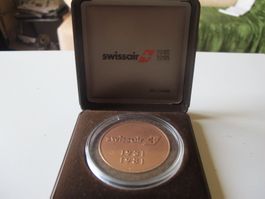 Swisser Medialle Bronze 1931-1981 Originalverpackt Mit Box