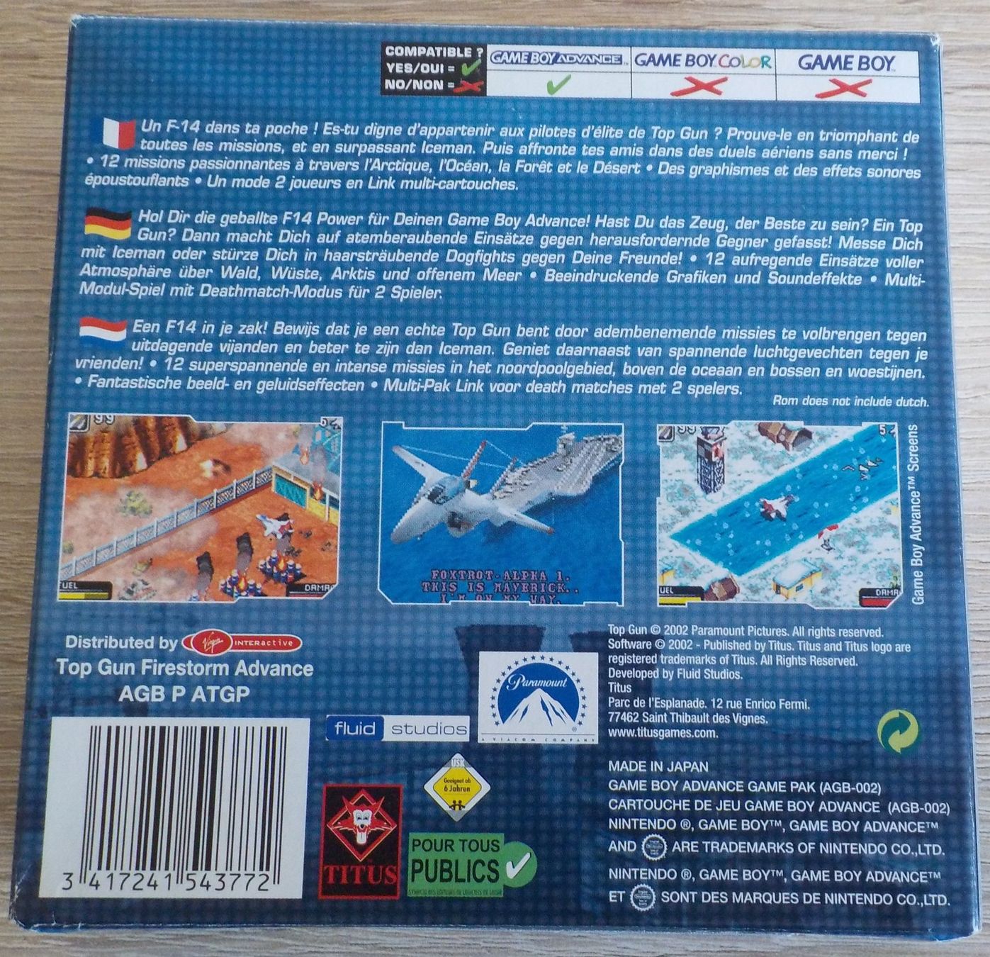 Nintendo Spiele: TOP GUN - FIRESTORM – Gebraucht aus Reinach AG von Masi 1