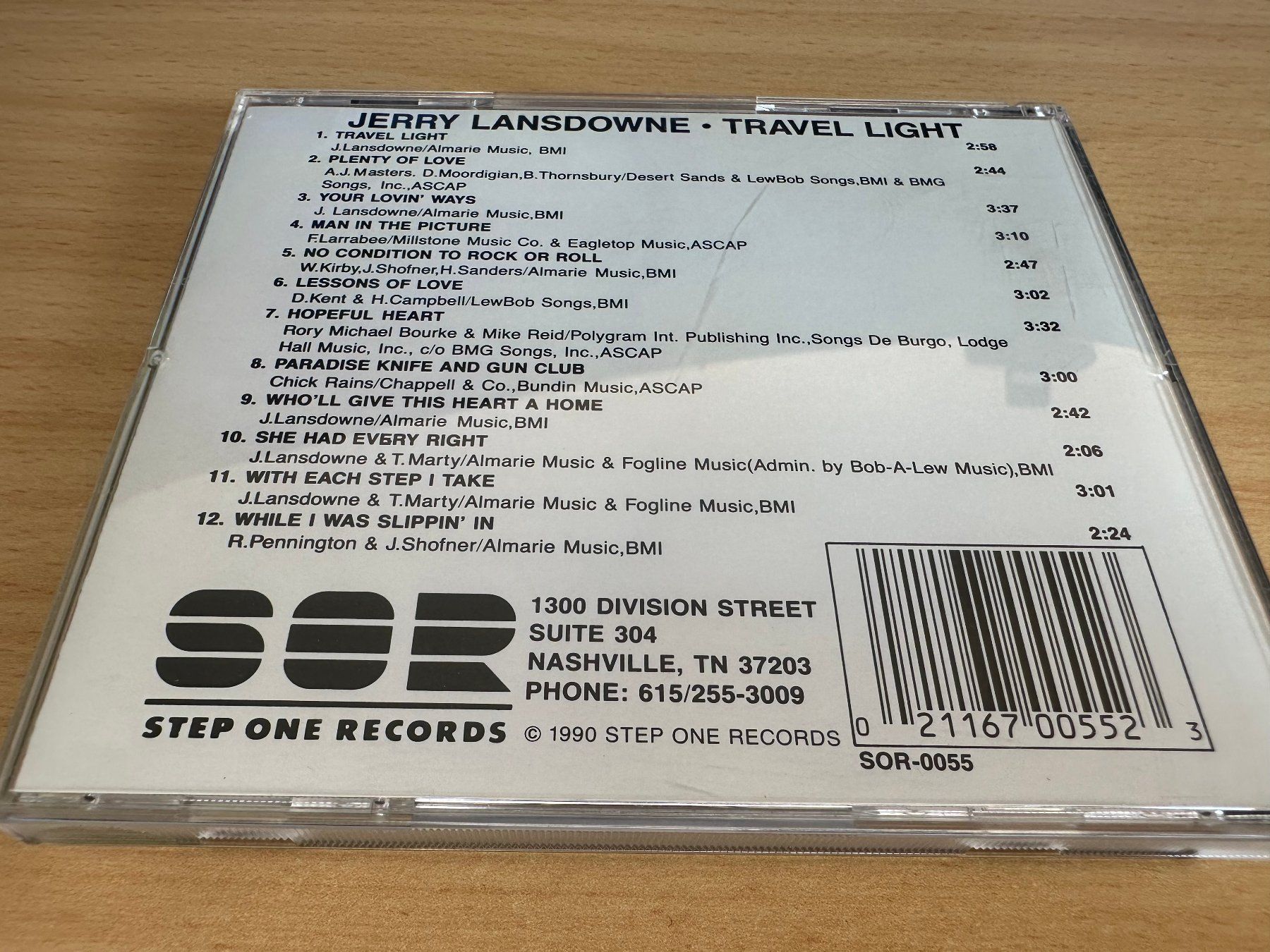 CD: Jerry Lansdowne – Travel Light – Usato da Rikon im Tösstal venduto da Alpenmutz 1