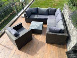 Lounge für den Gartensitzplatz