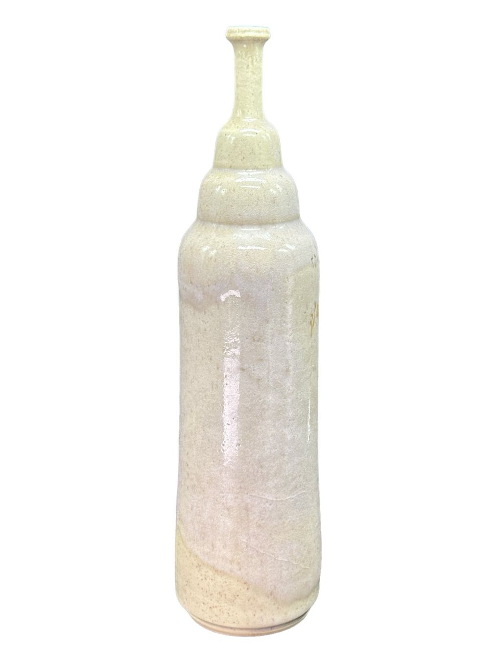 Vasen & Gefässe: Grand vase soliflore brutaliste en grès. Signé – Gebraucht aus Morges von deco.vintage 4
