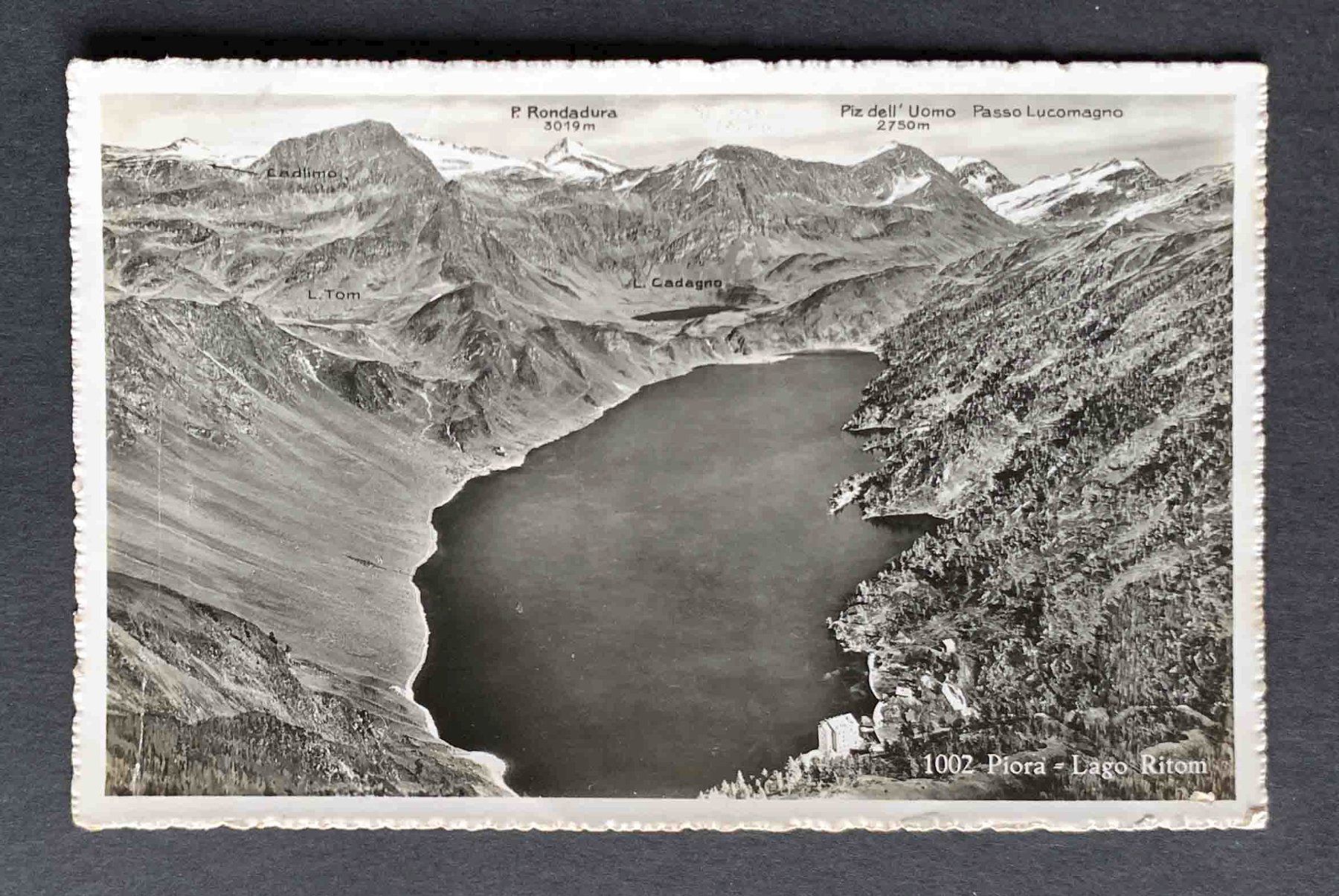 Cartoline postali: AK Piora Lago Ritom gelaufen – Usato da Goldau venduto da artelier1