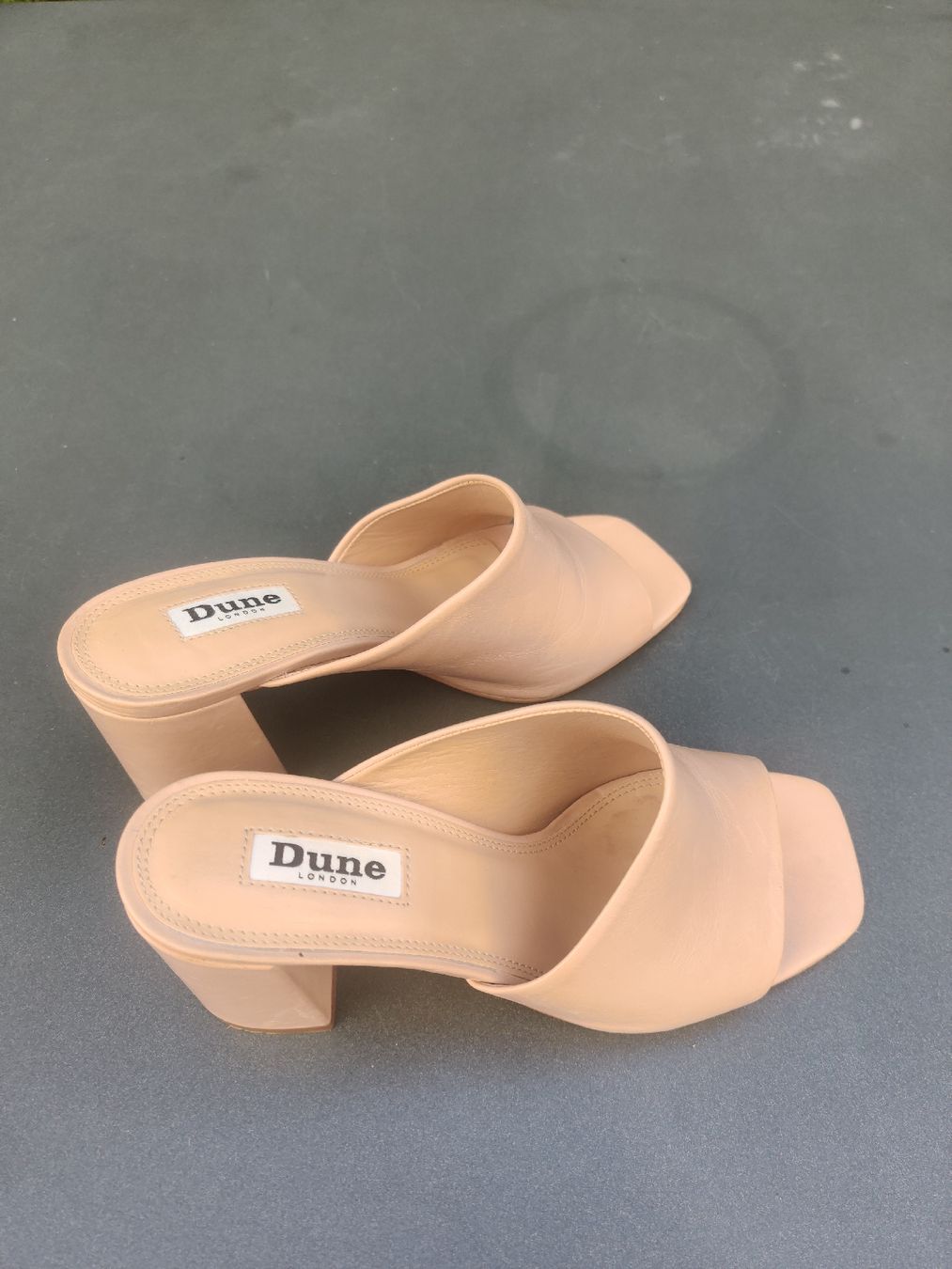 Damenschuhe: Pantoletten von Dune, puderrosa, Gr. 37 – Neu (gemäss Beschreibung) aus Langendorf von KleeneFlaume 3