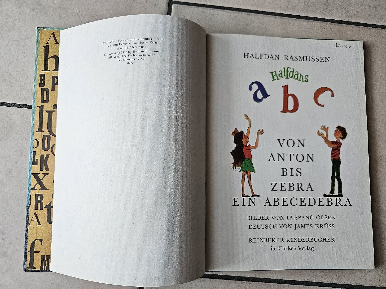 Libri: Halfdans ABC  -  Von Anton bis Zebra  /  1970 – Usato da Schneisingen venduto da backstore24 2