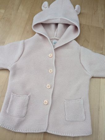 Baby Strickjacke mit Bärenohren-Kapuze – Baby GAP–Gr. 86/92