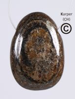 Bronzit Anhänger / Pendentif Bronzite