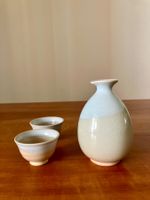 Sake Set mit 2 Tassen aus Kyoto - NEU
