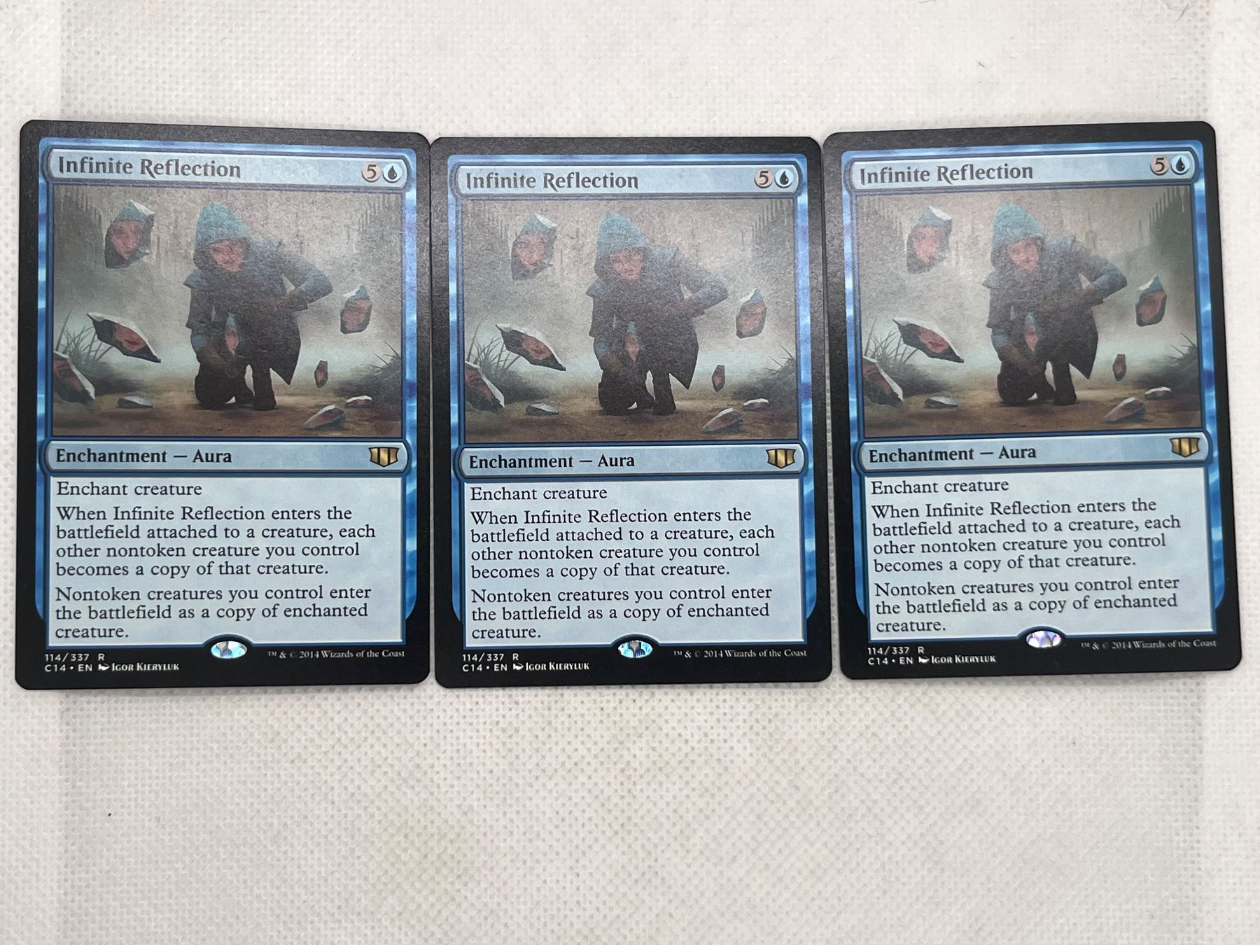 Magic The Gathering Carte collezionabili: MTG Infinite Reflection C14 114 Englisch Rare 3x – Usato da Hinterkappelen venduto da Kim1992