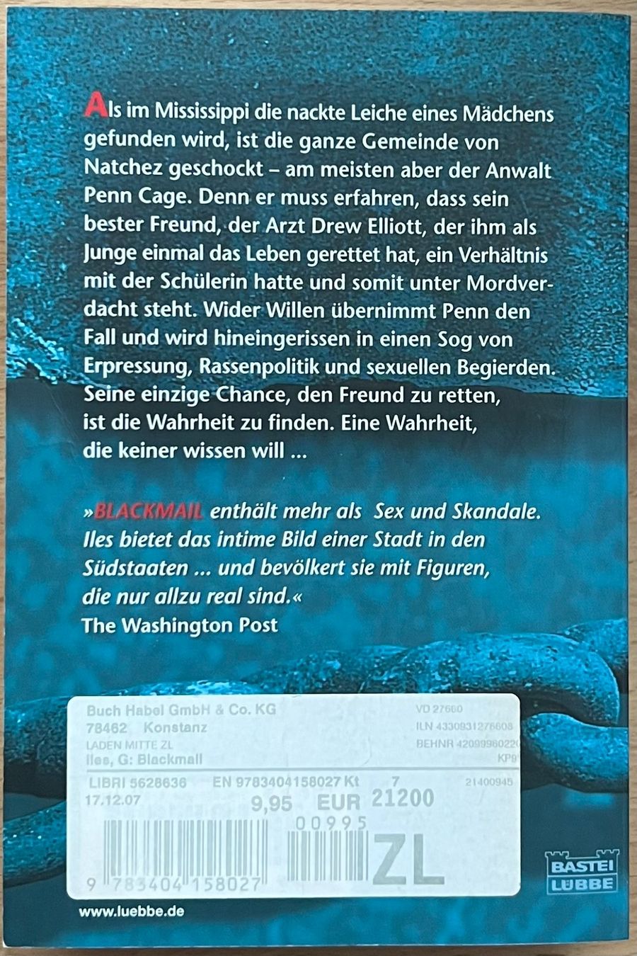 Libri: Buch - Black Mail / Thriller – Usato da Leimbach TG venduto da easydiver87 1