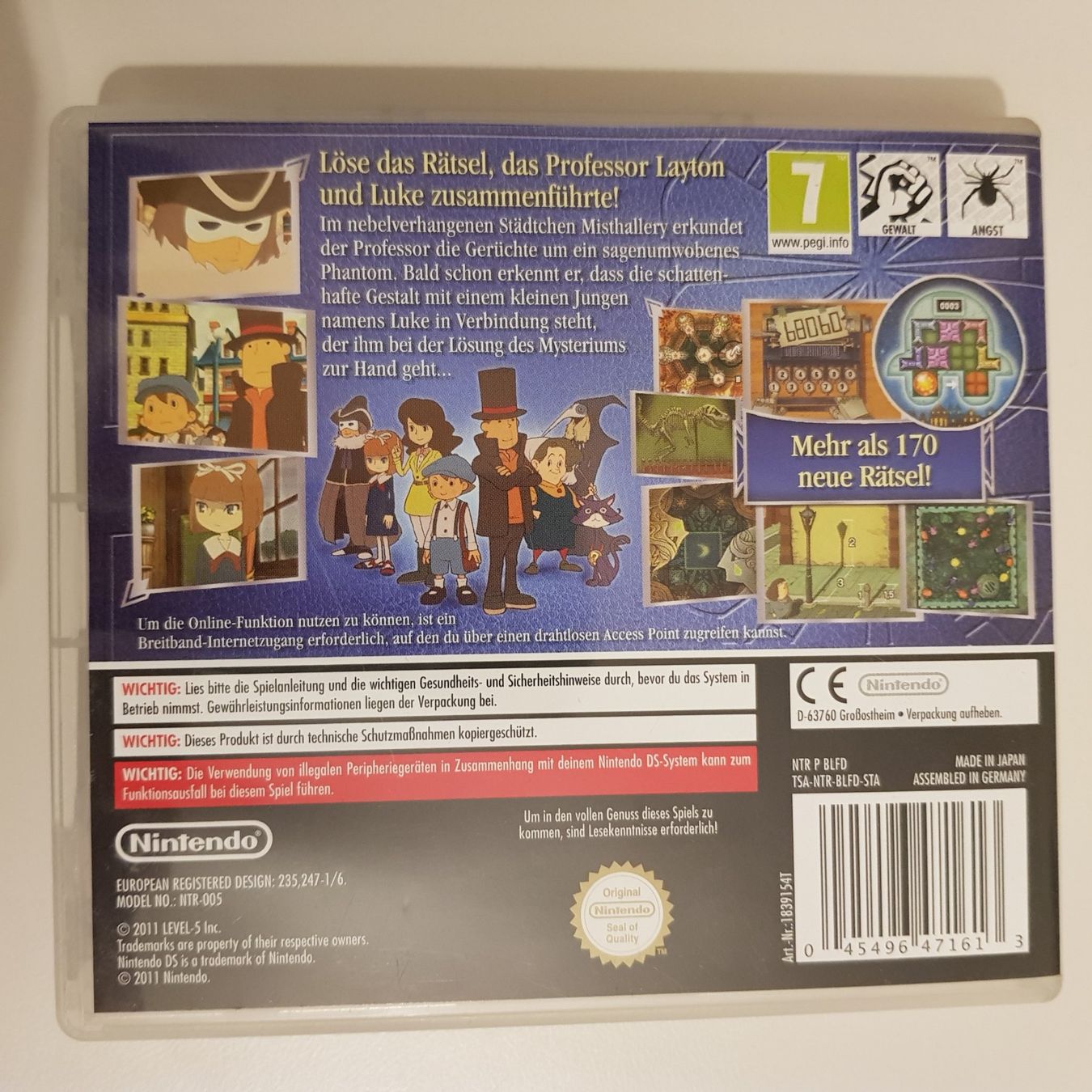 Nintendo Spiele: Professor Layton und der Ruf des Phantoms /DS – Gebraucht aus Münchenstein von 2DGames 1