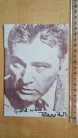 Richard Burton, Original Autogramm auf Foto in s/w