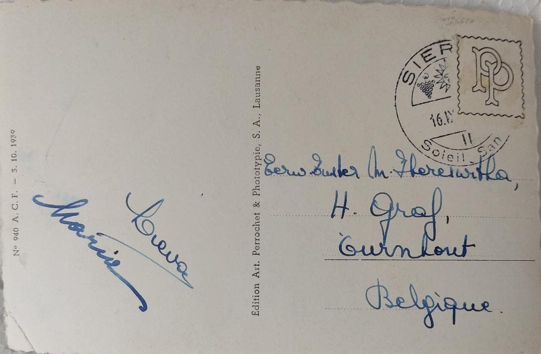 Cartoline postali: SIERRE - Tour de Goudin – Usato da Delémont venduto da Domdom1 1