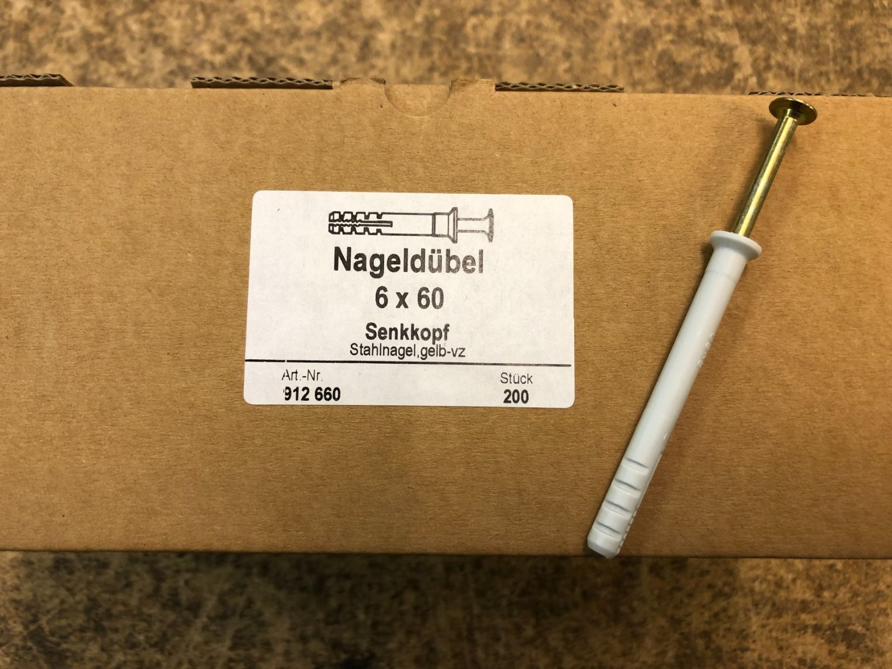 Tutti gli attrezzi: Nageldübel KMT 6x60/30 mm – Nuovo e nell'imballaggio originale da Wagen venduto da Aloeveragold