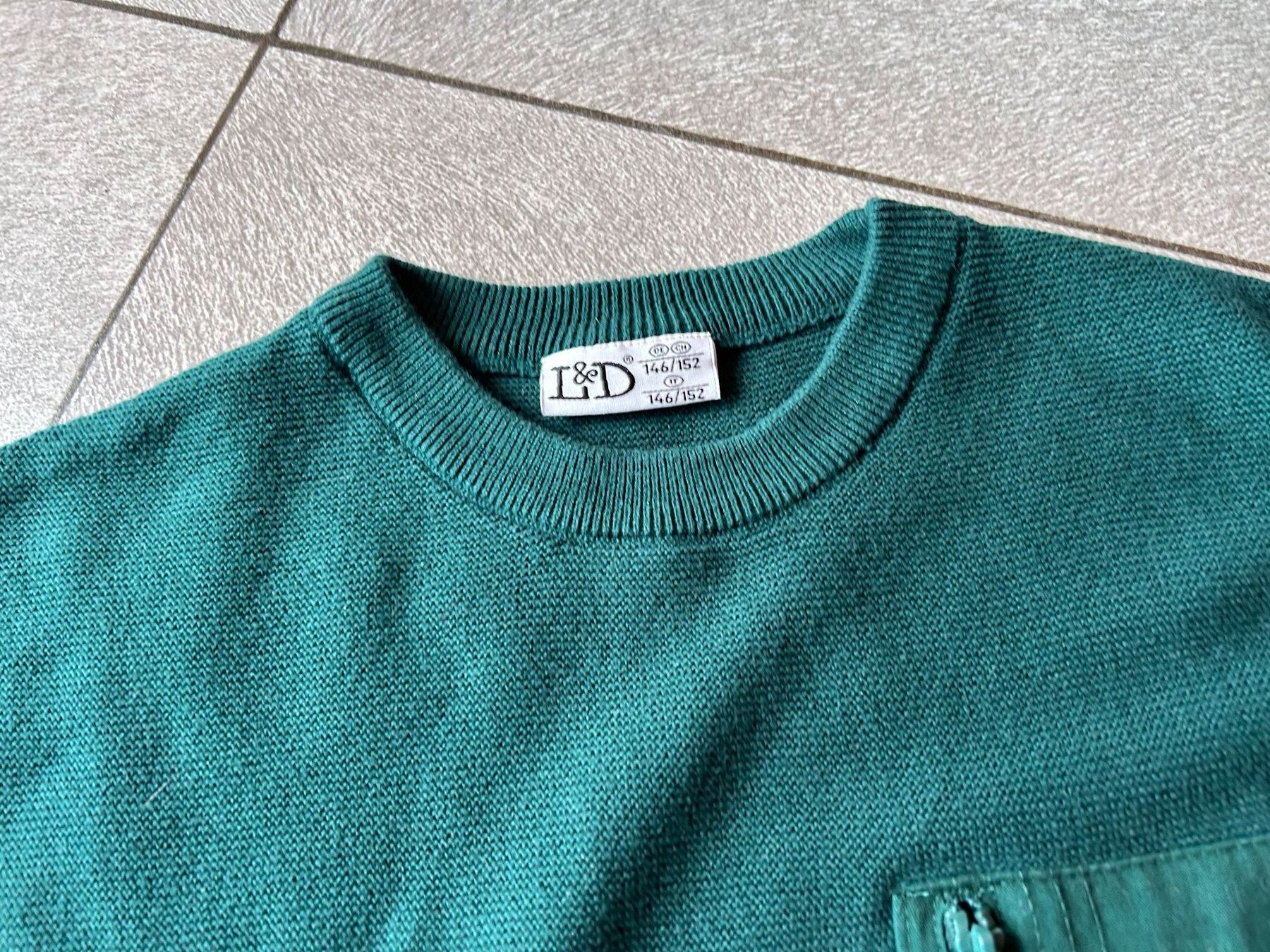 Maglioni & Felpe: Pull léger printemps vert bouteille gr. 146 - 152 – Nuovo (secondo la descrizione) da Arbedo venduto da nadia1973 1