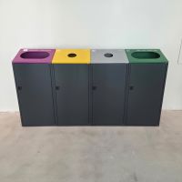 Hochwertiger Abfalleimer RecyclingStation