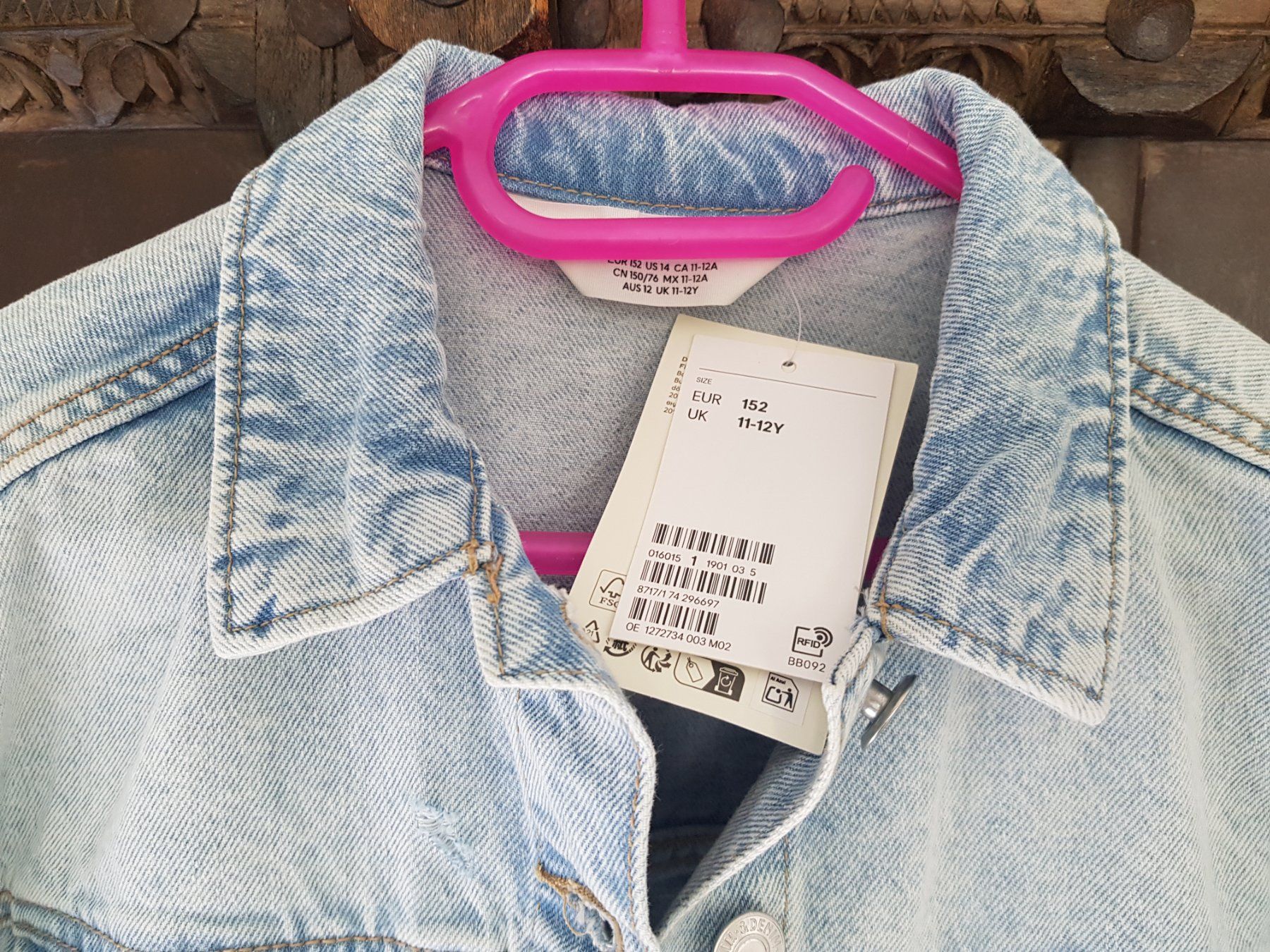 H&M Giacche & Cappotti: NEUE MÄDCHEN JEANSJACKE – Nuovo e nell'imballaggio originale da Root venduto da LifestyleAccessoires 1