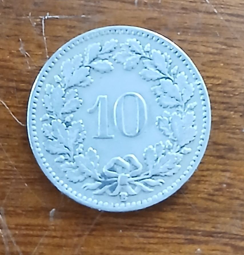 Alle Münzen: pièce de 10 centimes de 1921 – Gebraucht aus Romont FR von 777.gameur.game.boy 1