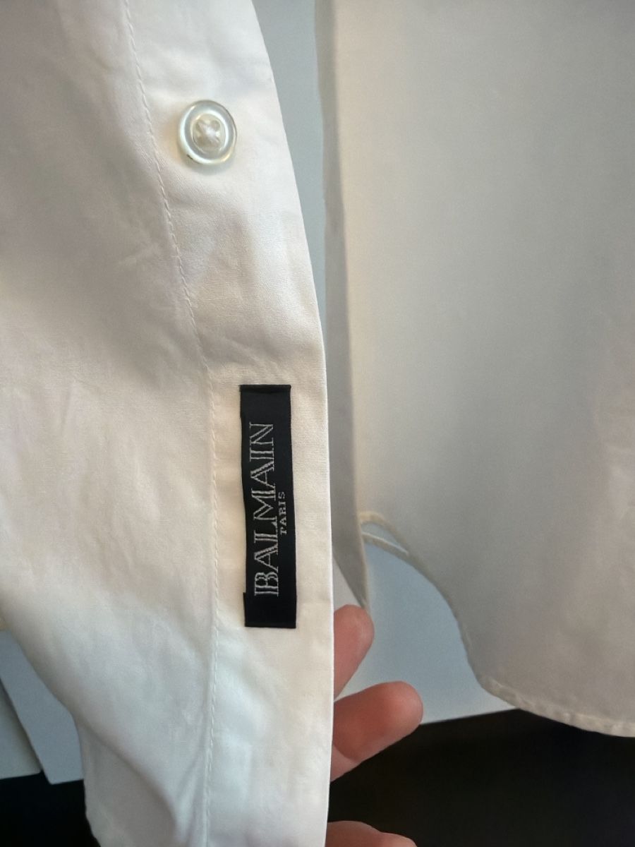Balmain Chemises: White Shirt Men's size M – Neuf (Voir description) à Zürich par mcdcd 3
