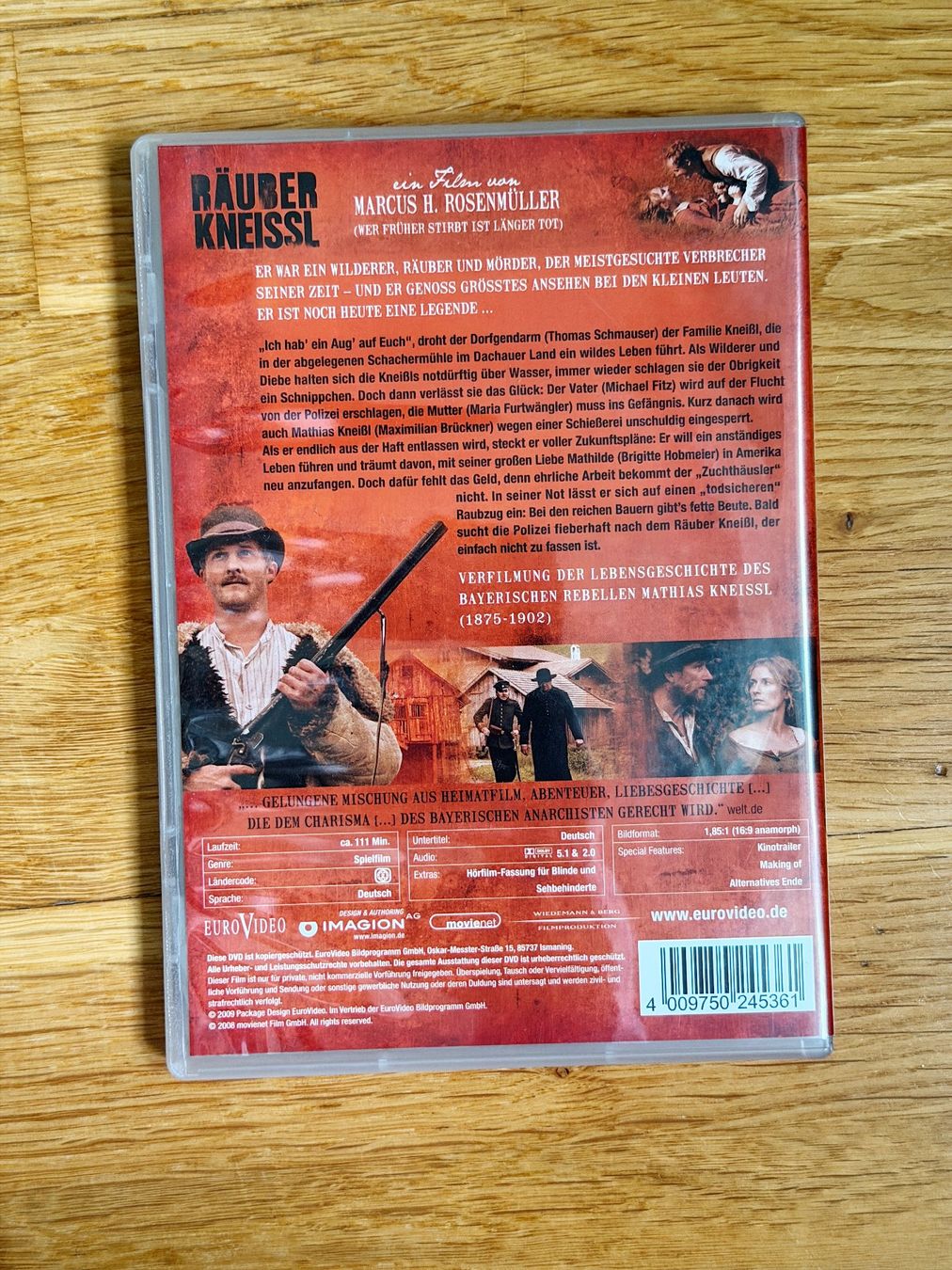 Tutti i DVDs: Räuber Kneissl, DVD, Rosenmüller – Usato da Adliswil venduto da Ch_Mei 1