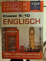 Quick Lernbox Englisch, Klasse 5-10, neu Top!