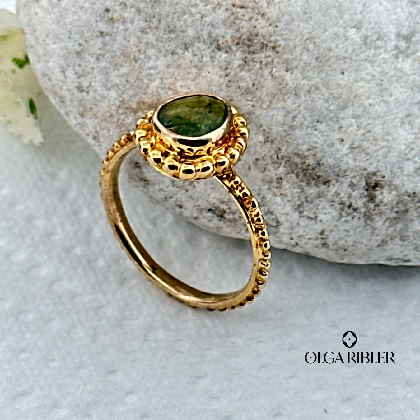 Olga Ribler Anelli: Unikate Turmalin Ring  -  Sterling Silber 925 – Nuovo (secondo la descrizione) da Luzern venduto da Schmuckoutlet 2