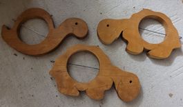 3 Figuren Set Aufhängung Vogelfutter/meisenknödel 