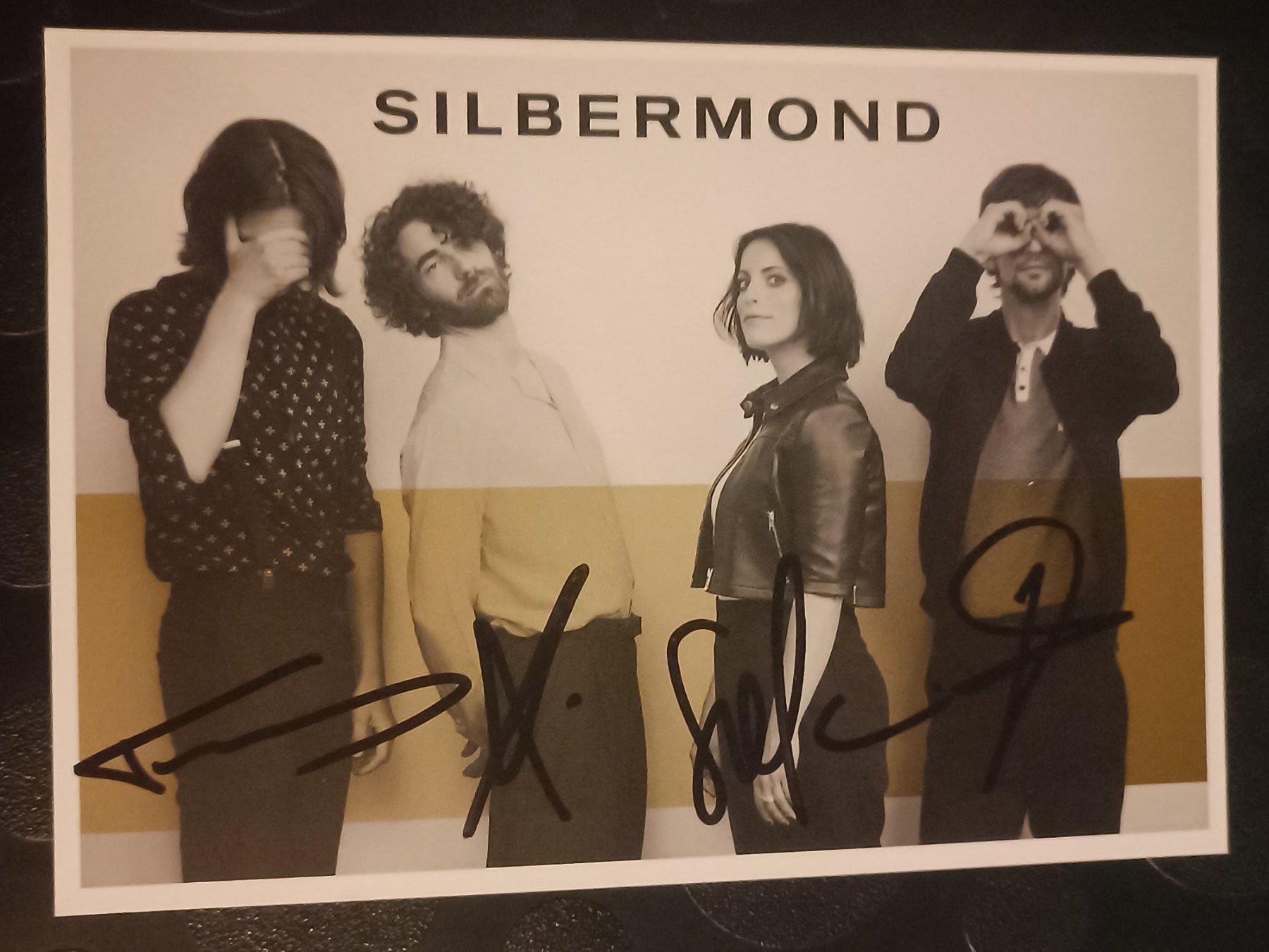 Autografi: Silbermond - Autogrammekarte - handsigniert – Usato da Menziken venduto da Artographs