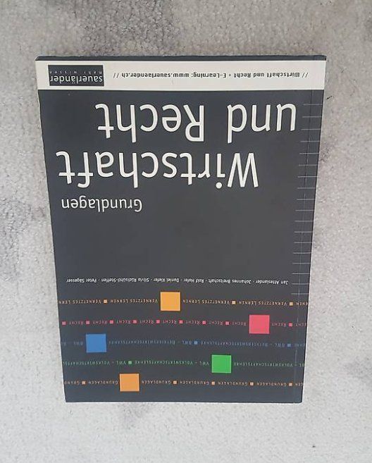 Libri: Wirtschaft und Recht – Usato da Reinach BL venduto da danielv06