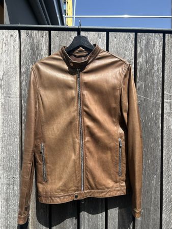Echte Lederjacke “Volfagli Firenze”
