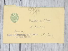 CL13 Document + Timbre Suisse 1901