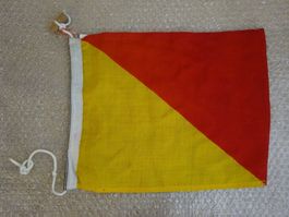 Signalflagge "O" Jacht / Vintage